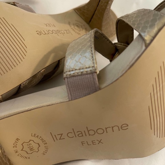 Liz Claiborne Flex ANDROS New Platinum Copperhead Size 8.5M - Picture 4 of 7